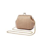 Kleine rieten tas - Beige, 18cmx13cmx5cm