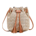 Raffia tas - Roze Raffia tas - Roze