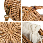 Rieten ronde tas Rieten ronde tas