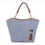 Shopper strandtas - Blauw Shopper strandtas - Blauw