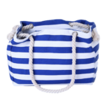 Strandtas blauw wit Strandtas blauw wit