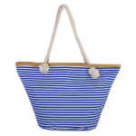 Strandtas xl met rits - Blauw